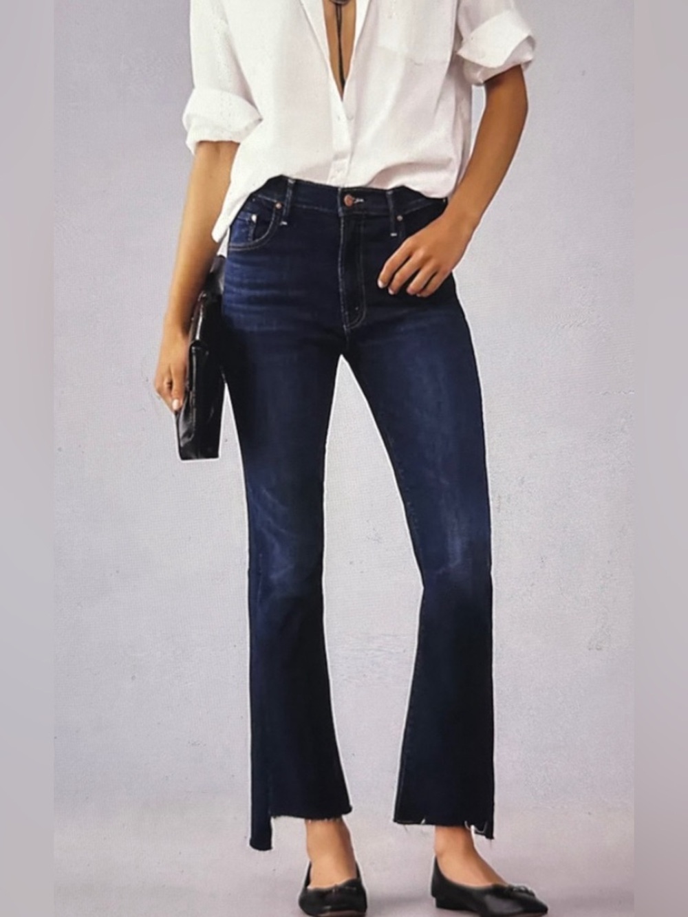MOTHER The Insider Step Fray “Home Movies” Jeans Women’s Size 26